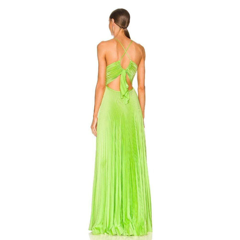 NWOT $795 A.L.C pleated dress Size 8 - Picture 3 of 12